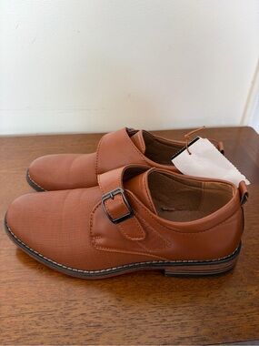 HARI Tan Single Monk Strap Oxfords